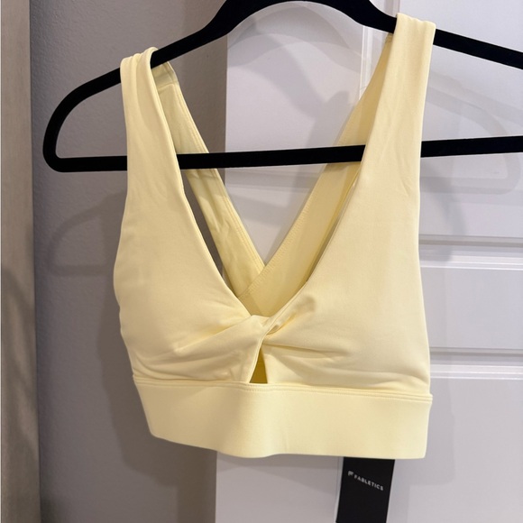 Yellow Zip-Up Hoodie and Sports Bra Set new with tags small - Picture 6 of 7